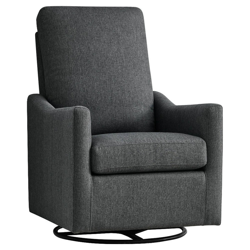 Delta Children Adley Nursery Glider Swivel Chair - Charcoal (LOCAL PICKUP ONLY)
