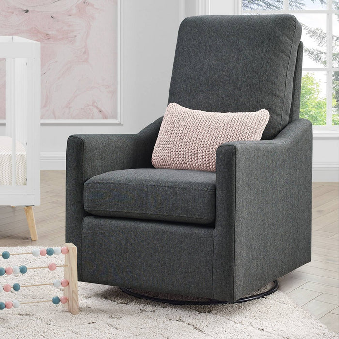 Delta Children Adley Nursery Glider Swivel Chair - Charcoal (LOCAL PICKUP ONLY)