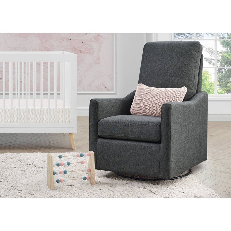 Delta Children Adley Nursery Glider Swivel Chair - Charcoal (LOCAL PICKUP ONLY)