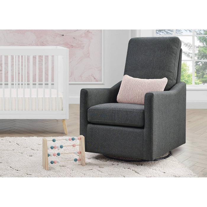 Delta Children Adley Nursery Glider Swivel Chair - Charcoal (LOCAL PICKUP ONLY)