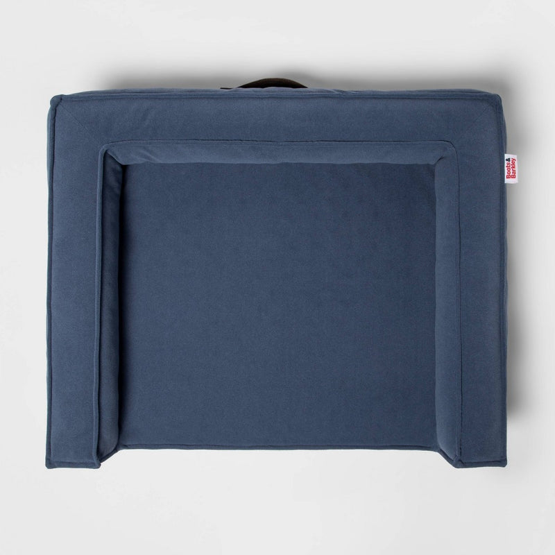 Sofa Bolster Dog Bed - M - Blue - Boots & Barkley™ (LOCAL PICKUP ONLY)