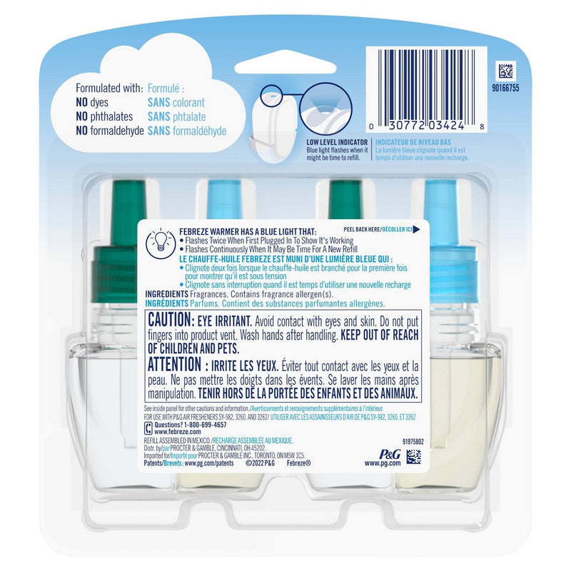 Febreze Plug with Fade Defy Technology Air Freshener - Winter Spruce - 1.75/2ct