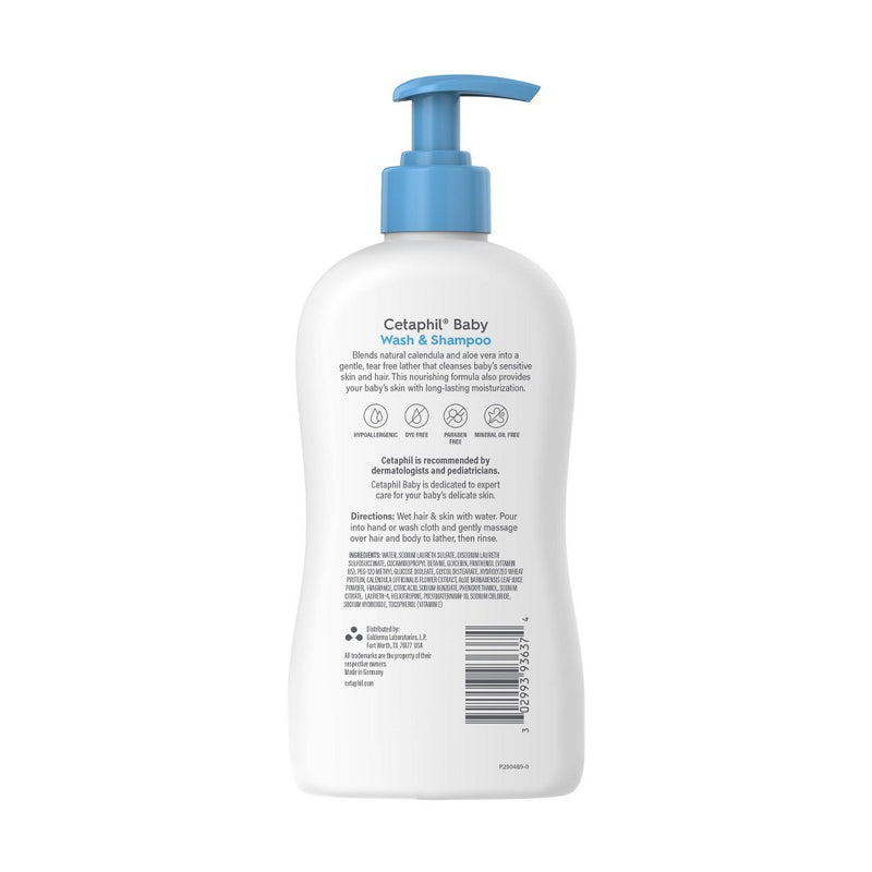 Cetaphil Baby 2-in-1 Hair Shampoo And Body Wash - 13.5 fl oz