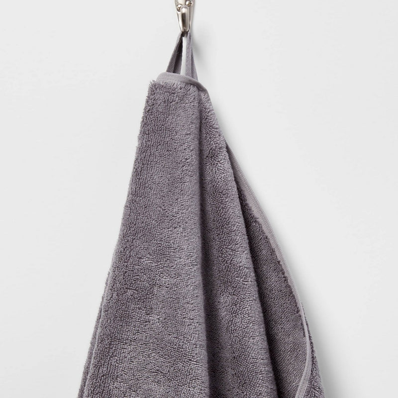 Antimicrobial Bath Towel Dark Gray - Total Fresh