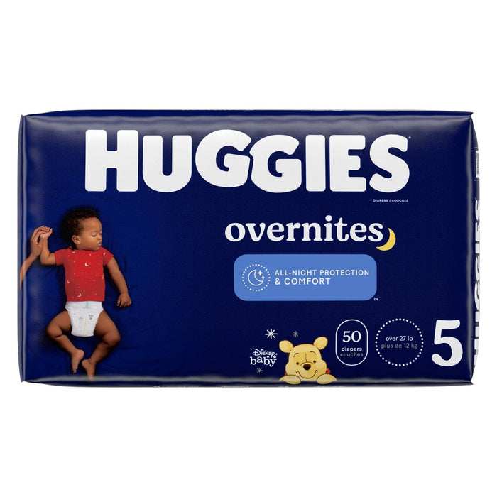 Huggies Disposable Overnight Diapers - Size 5 - 100ct-