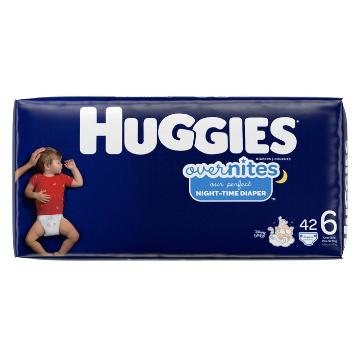 Huggies Disposable Overnight Diapers - Size 6 - 84ct