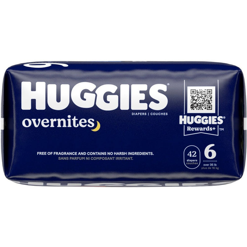Huggies Disposable Overnight Diapers - Size 6 - 84ct