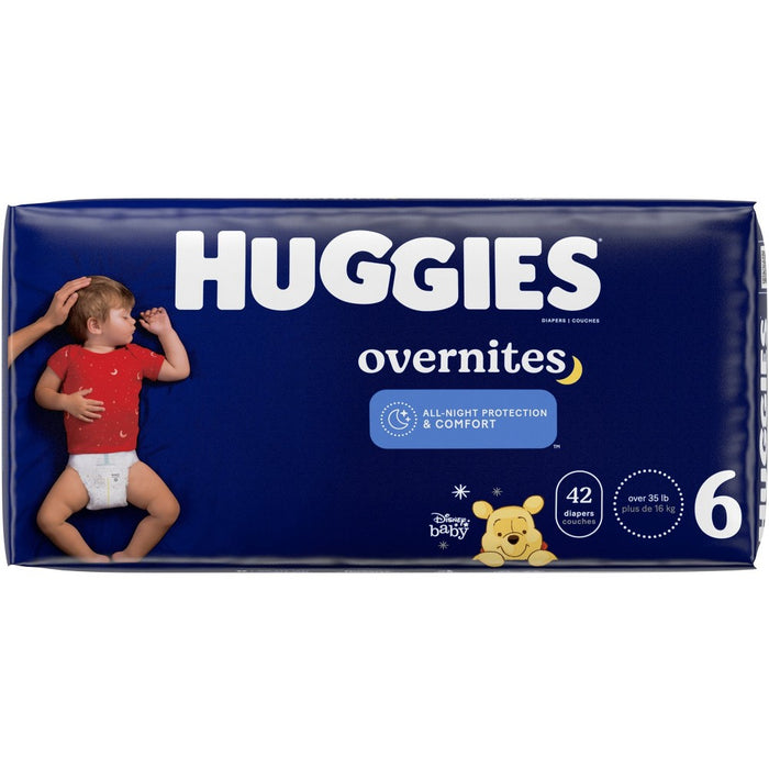 Huggies Disposable Overnight Diapers - Size 6 - 84ct