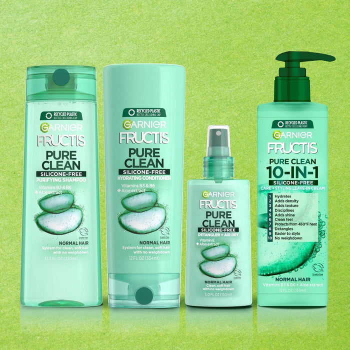 Garnier Fructis Pure Clean Fortifying Shampoo+Aloe Extract - 12.5 fl oz