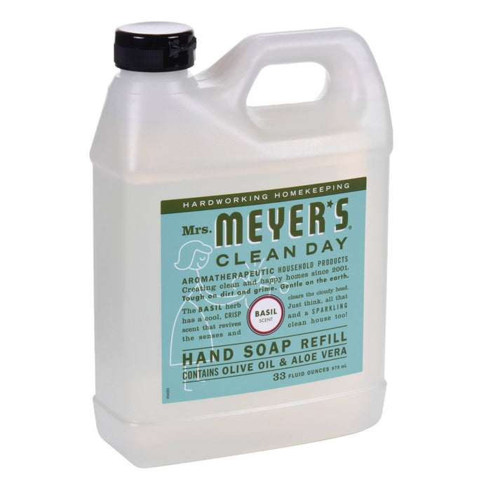 Mrs. Meyer's Clean Day Basil Scented Liquid Hand Soap Refill - 33 fl oz