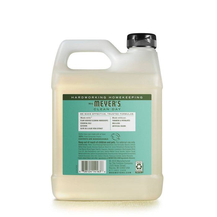 Mrs. Meyer's Clean Day Basil Scented Liquid Hand Soap Refill - 33 fl oz