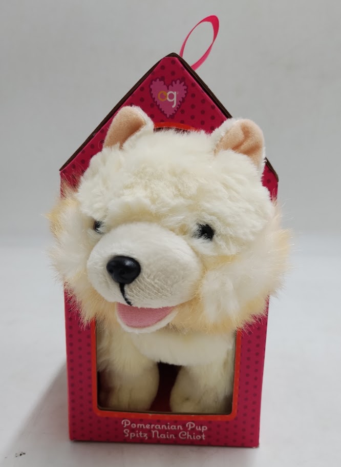 Our Generation Pet Dog Plush with Posable Legs - Pomeranian Pup