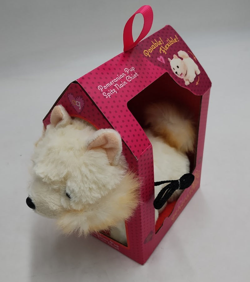 Our Generation Pet Dog Plush with Posable Legs - Pomeranian Pup