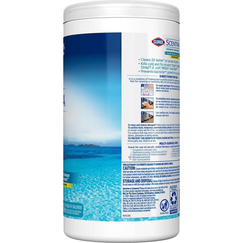 Clorox Scentiva Disinfecting Wipes - Coconut - 75ct