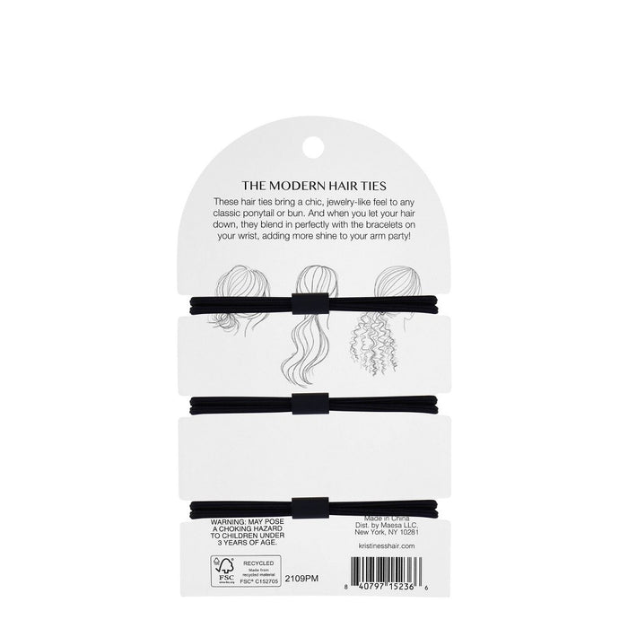 Kristin Ess The Modern Hair Ties - 3ct