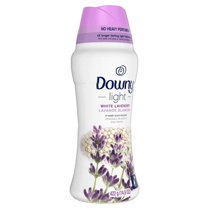 Downy Light White Lavender Laundry Scent Booster Beads for Washer with No Heavy Perfumes - 14.8oz