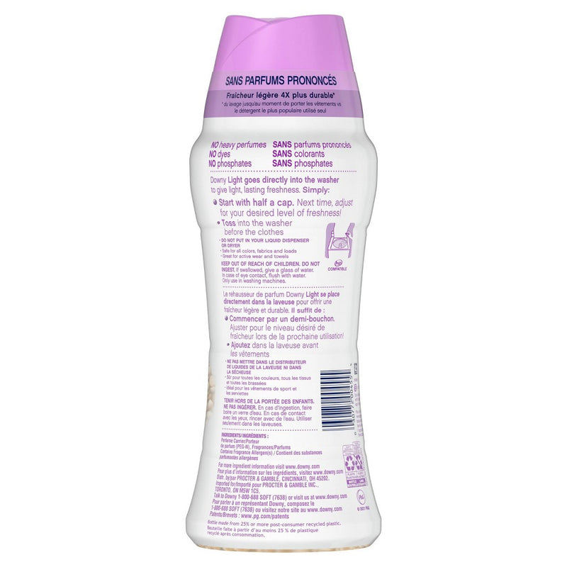 Downy Light White Lavender Laundry Scent Booster Beads for Washer with No Heavy Perfumes - 14.8oz