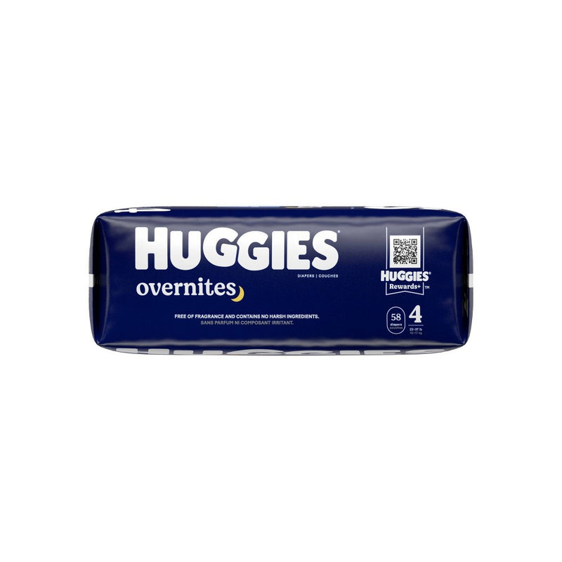 Huggies Disposable Overnight Diapers - Size 4 - 116ct