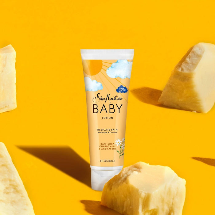 SheaMoisture Baby Lotion Raw Shea + Chamomile + Argan Oil - 8 fl oz