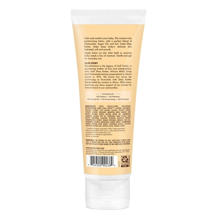 SheaMoisture Baby Lotion Raw Shea + Chamomile + Argan Oil - 8 fl oz