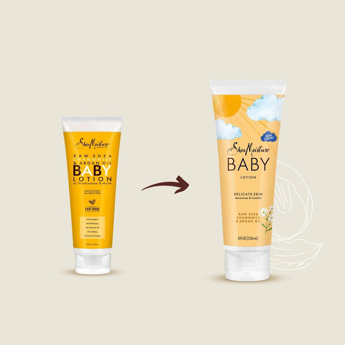 SheaMoisture Baby Lotion Raw Shea + Chamomile + Argan Oil - 8 fl oz