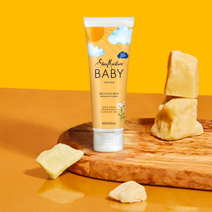 SheaMoisture Baby Lotion Raw Shea + Chamomile + Argan Oil - 8 fl oz
