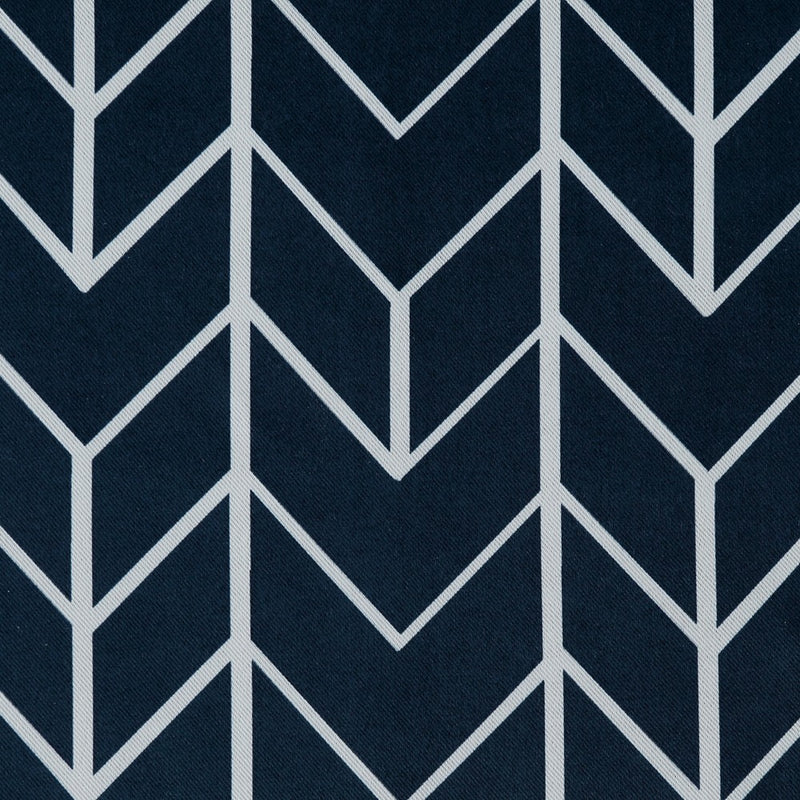 84"x40" Kenwood Chevron Blackout Grommet Top Curtain Panel Navy - Sun Zero