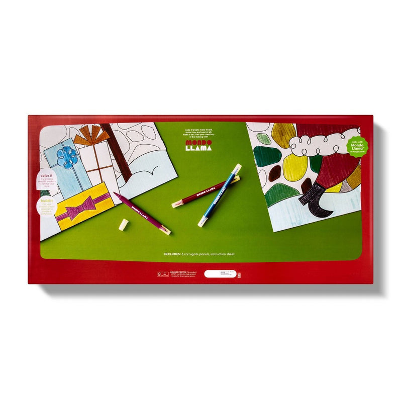 Color-Your-Own Santa's Workshop Large - Mondo Llama™ (LOCAL PICKUP ONLY)