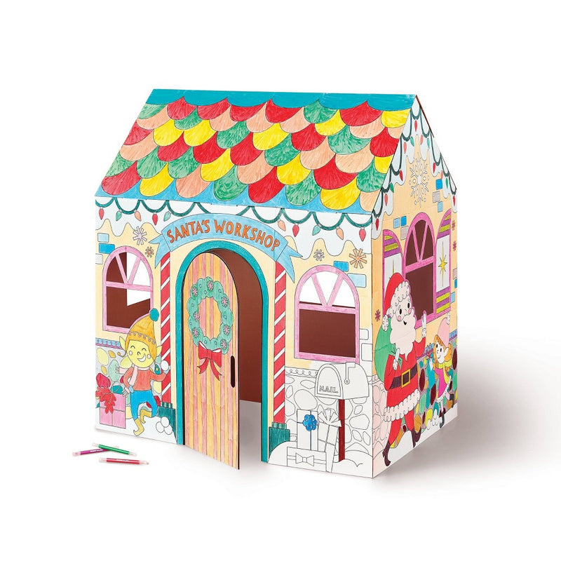 Color-Your-Own Santa's Workshop Large - Mondo Llama™ (LOCAL PICKUP ONLY)
