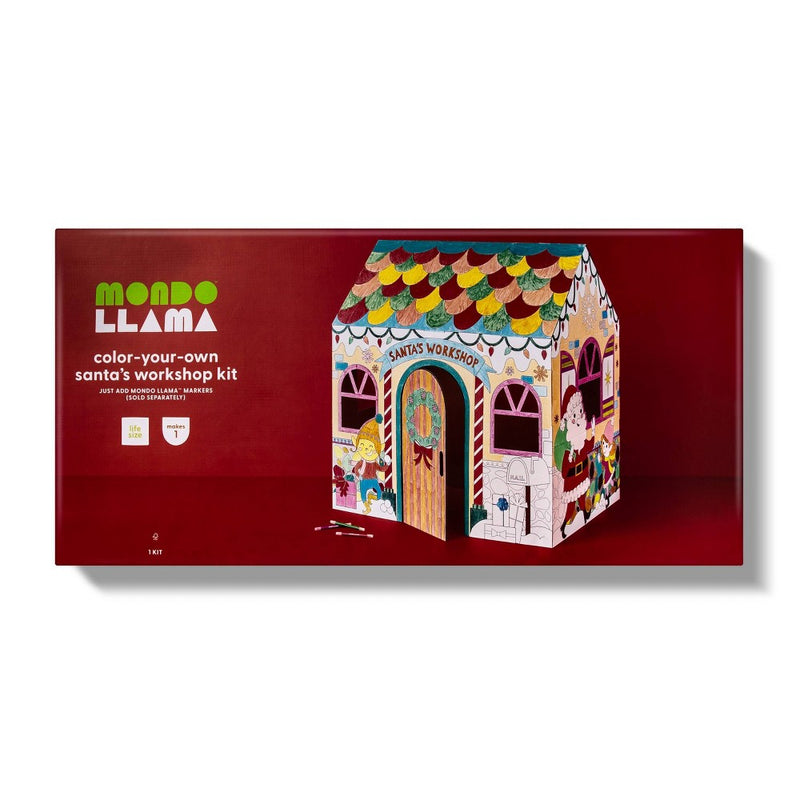 Color-Your-Own Santa's Workshop Large - Mondo Llama™ (LOCAL PICKUP ONLY)