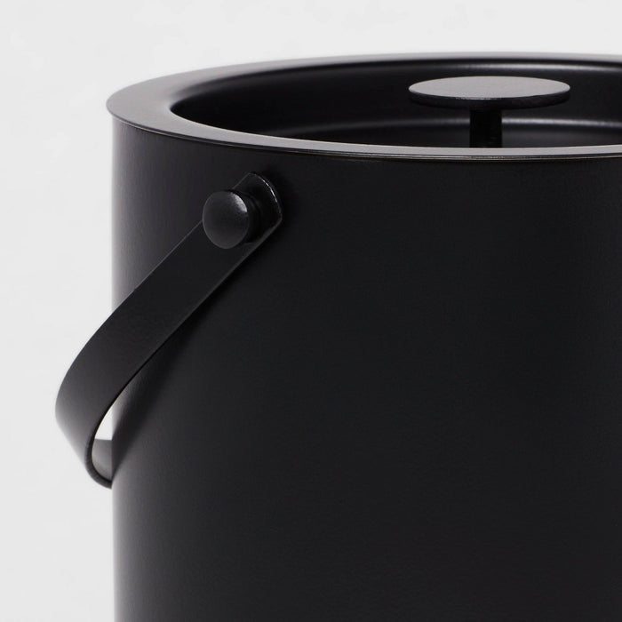 94oz Metal Ice Bucket Black - Threshold™