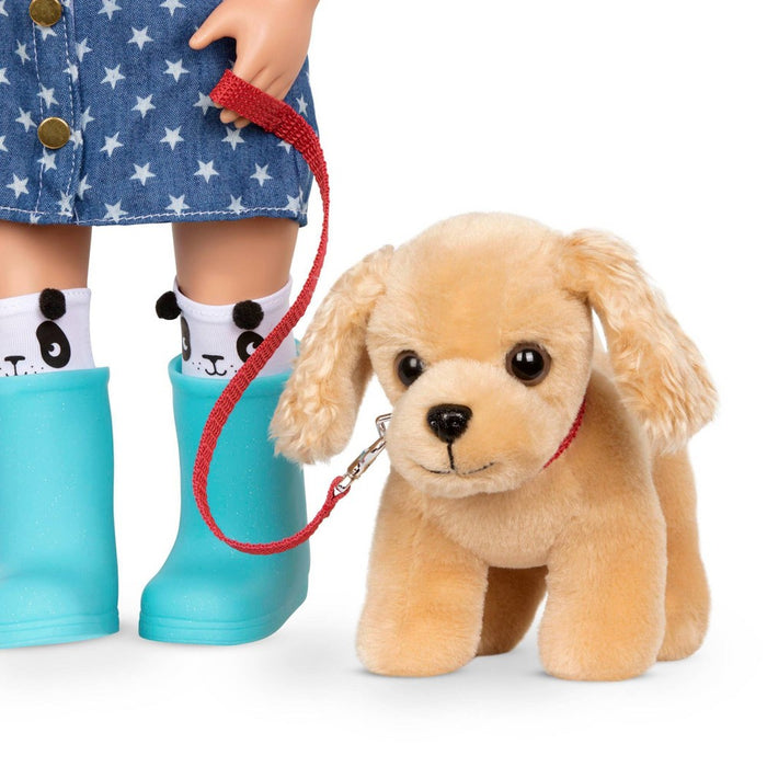 Our Generation Hop In Dog Carrier & Pet Plush Puppy for 18" Dolls