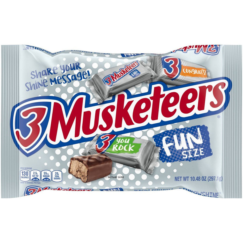 3 Musketeers Halloween Chocolate Fun Size - 10.48oz