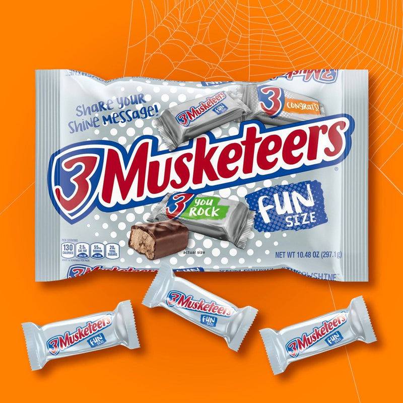 3 Musketeers Halloween Chocolate Fun Size - 10.48oz