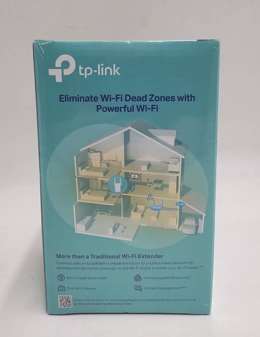 TP-Link AX1800 Mesh Dual Band Range Extender - RE605X