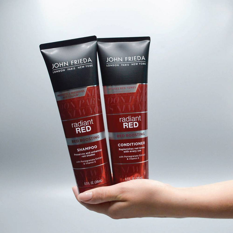 John Frieda Radiant Red Red Boosting Shampoo for Red Hair, Hair Color Protectant for Shades - Red - 8.3 fl oz
