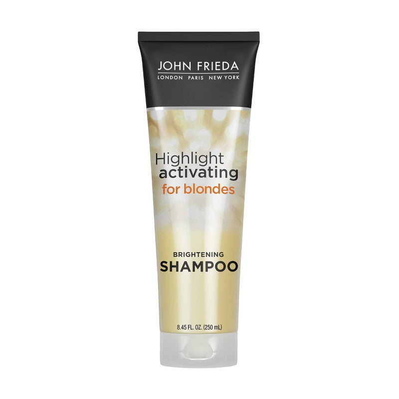 John Frieda Highlight Activating for Blondes Brightening Shampoo, with Avocado Oil and Vitamin C - 8.45oz