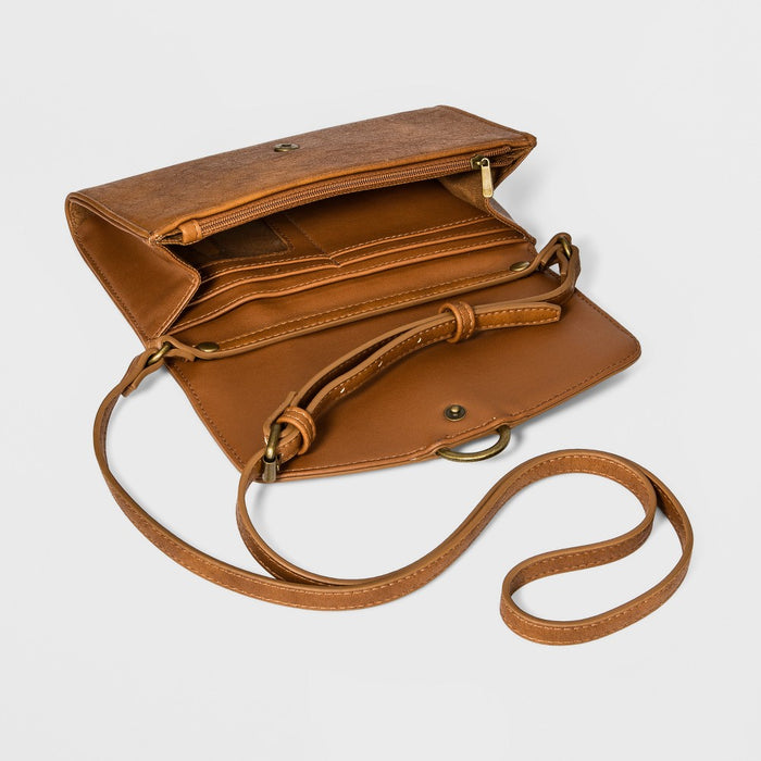 Ring Mini Crossbody Bag - Universal Thread™ Cognac