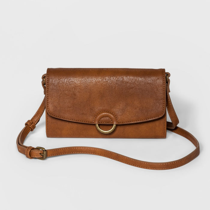 Ring Mini Crossbody Bag - Universal Thread™ Cognac