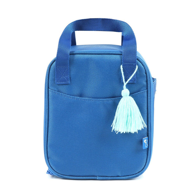 Thistle & Thread Clementine Upright Lunch Bag - Cerulean Blue