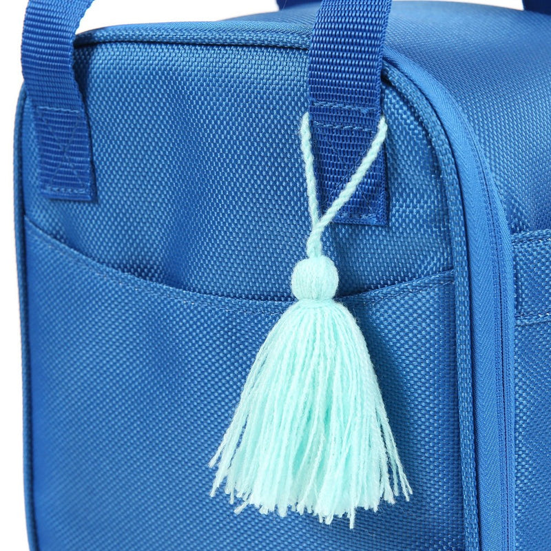 Thistle & Thread Clementine Upright Lunch Bag - Cerulean Blue