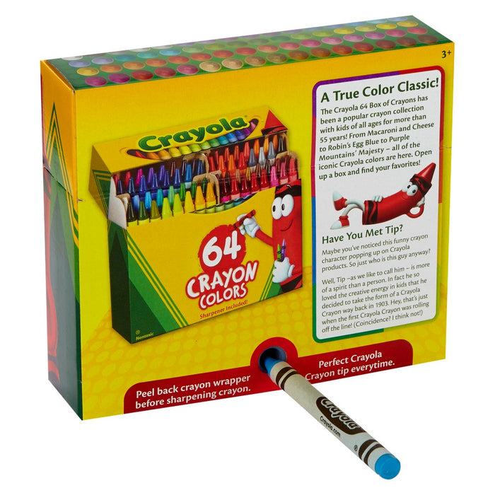 Crayola Crayons with Sharpener 64ct