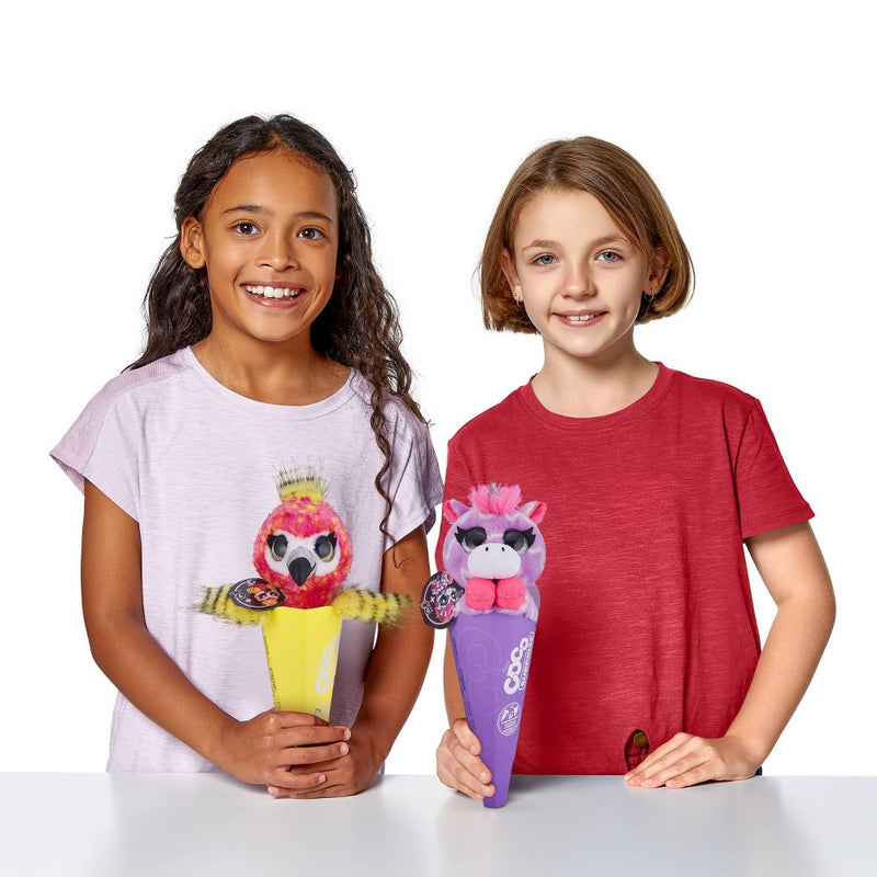 Coco Surprise Neon Plush Toy with Baby Collectible Pencil Topper Surprise by ZURU