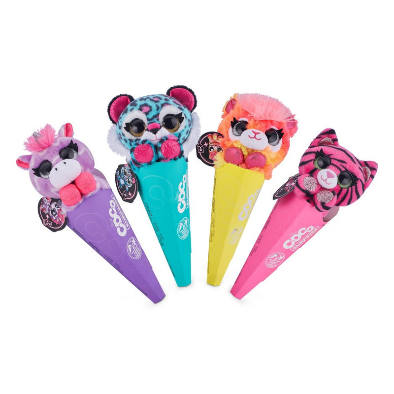 Coco Surprise Neon Plush Toy with Baby Collectible Pencil Topper Surprise by ZURU