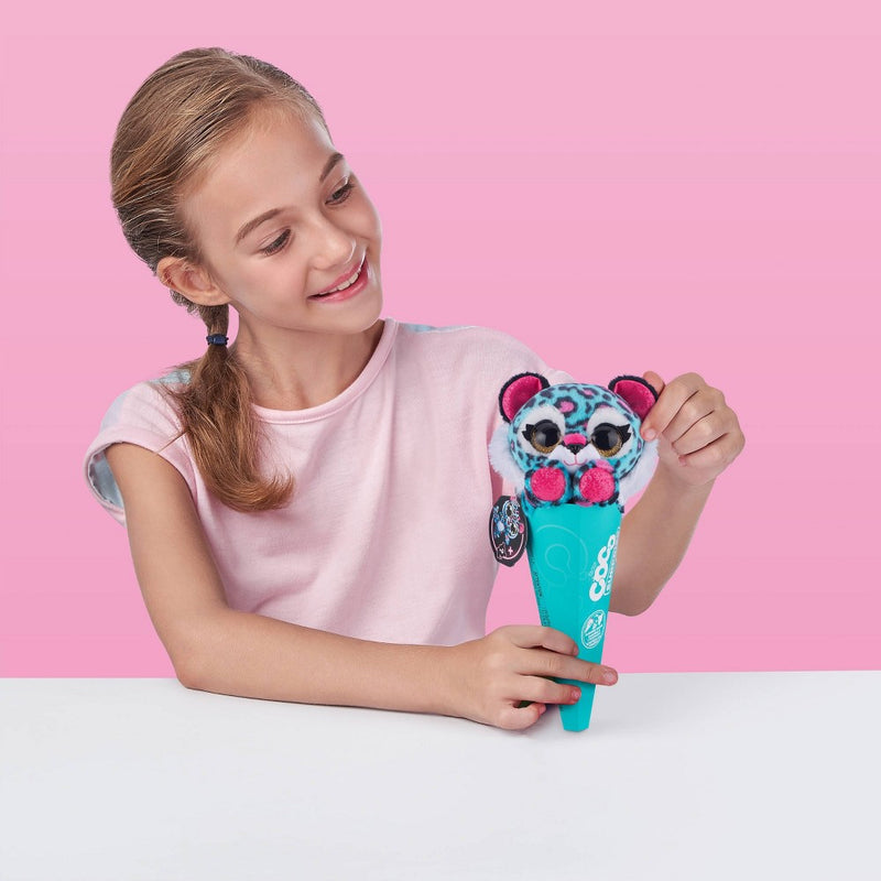 Coco Surprise Neon Plush Toy with Baby Collectible Pencil Topper Surprise by ZURU
