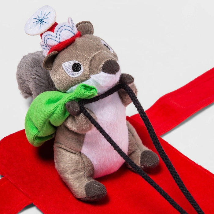 Santa Squirrel Rider Dog Costume - L/XL - Wondershop™