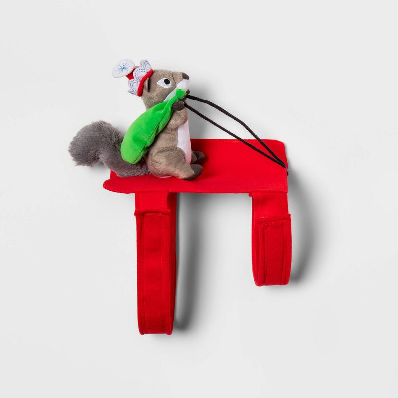 Santa Squirrel Rider Dog Costume - S/M - Wondershop™
