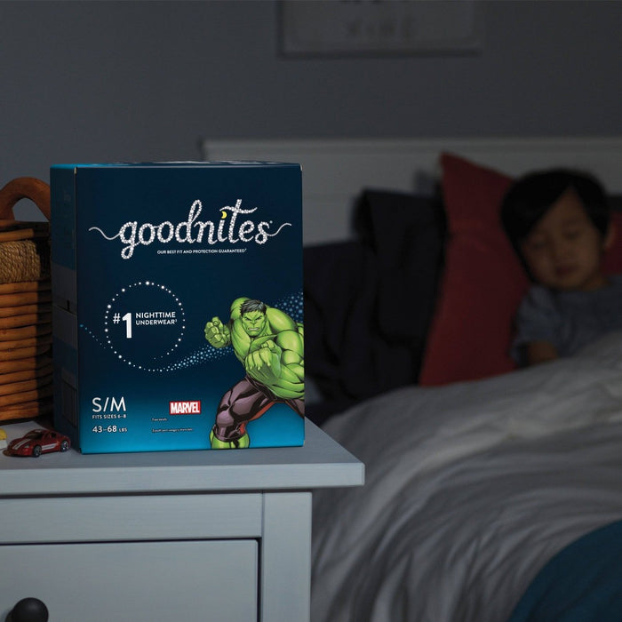 Goodnites Boys' Nighttime Bedwetting Underwear - S/M - 33ct