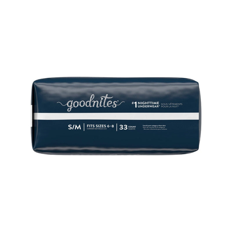 Goodnites Boys' Nighttime Bedwetting Underwear - S/M - 33ct