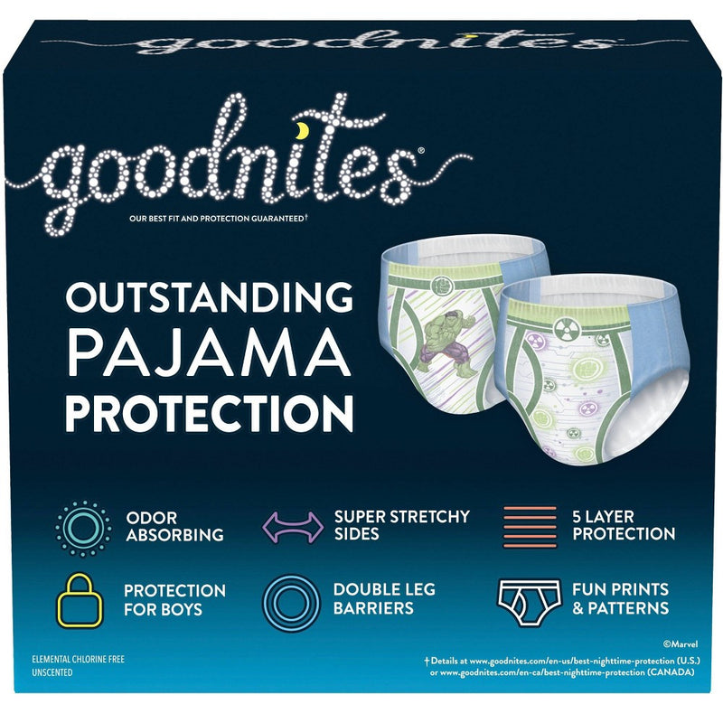 Goodnites Boys' Nighttime Bedwetting Underwear - S/M - 99ct